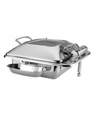 INDUCTION CHAFING DISH WITH SPOON HOLDER SQUARE STAR PRO.MUNDI