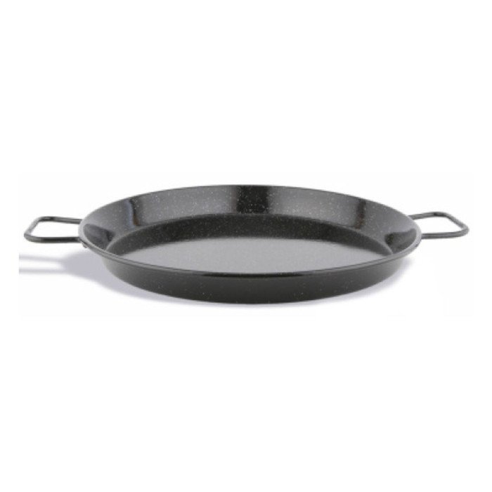 MINI PAELLA PAN D15CM BLACK ENAMELLED STEEL PAELLA PAN