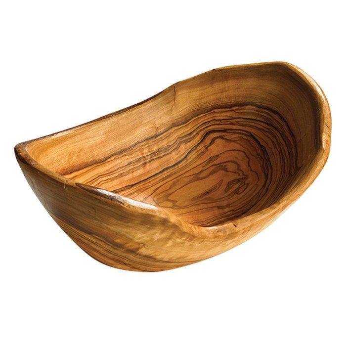 RUSTIC BOWL Ø23-25CM OLIVE WOOD 