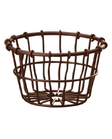 BRONZE FINISH WIRE BASKET Ø12.7CM H7.9CM 