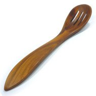 OLIVES SLOTTED SPOON L20CM OLIVE WOOD