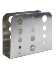 NAPKIN HOLDER BUBBLY L15 X W4.5 X H12.5CM STAINLESS STEEL