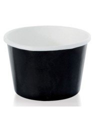 ICE CREAM CUP PAPER BLACK PACK OF 50 12CL