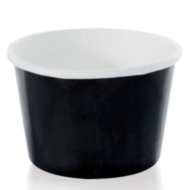 ICE CREAM CUP PAPER BLACK PACK OF 50 12CL 