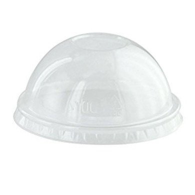 PET DOME LID WITHOUT HOLE PACK OF 50 Ø7.4CM 