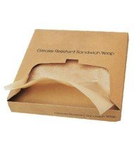 DELI KRAFT PAPER GREASEPROOF 30X30CM DISPENSER OF 1000