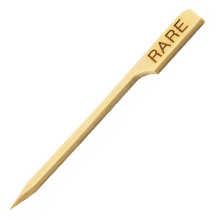 RARE PADDLE PICK PACK OF 100 L8.9CM BAMBOO