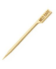 MEDIUM RARE PADDLE PICK L8.9CM BAMBOO PACK OF 100  