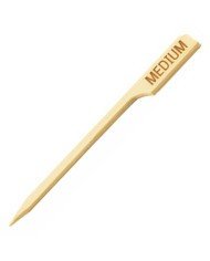 MEDIUM PADDLE PICK L8.9CM BAMBOO PACK OF 100  