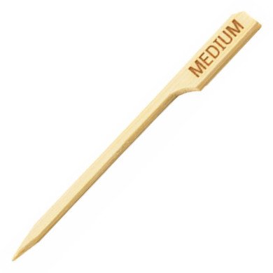 MEDIUM PADDLE PICK L8.9CM BAMBOO PACK OF 100