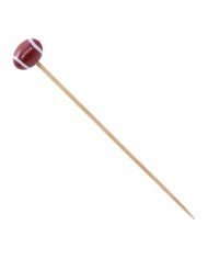 RUGBY PICK PACK OF 100 L11.4CM BAMBOO