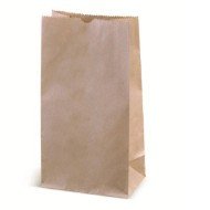 BAG TAKE-AWAY SOS BROWN PACK OF 500 L14.7 X W9.2 X H27.3CM