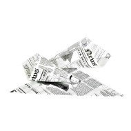 CONE NEWSPAPER GREASEPROOF PAPER 18X18X25CM 36CL PACK OF 1000