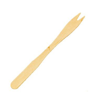 MINI WOODEN FORK L8.5CM PACK OF 1000  