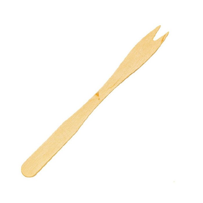 MINI WOODEN FORK PACK OF 500 L14CM 