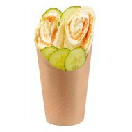 WRAP KRAFT CUP 150G PACK OF 50 Ø8CM H12CM 150G 