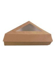 BOX KRAFT TRIANGULAR CARDBOARD PACK OF 50 L17 X W17 X H13CM 