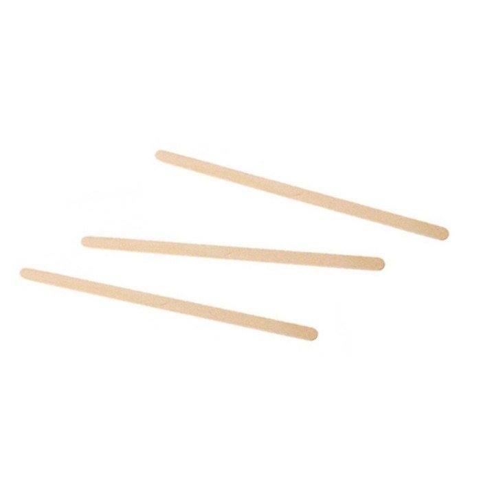 HOT CUP WOODEN COFFEE STIRRER ROUNDED TIPS PACK OF 1000 L14 X W0.6CM CORRUGATED PAPER