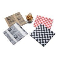 FRY PAPER BLACK CHECKBOARD PACK OF 1000 L30.5 X W30.5CM 