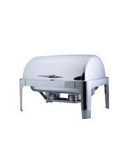 ECOROLL RECTANGULAR ROLL TOP CHAFING DISH 9L GN1/1 RECTANGULAR