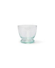 Glass bowl made of recycled hand-blown glass transparent recycle glass Ø 8 cm Lily Pro.mundi