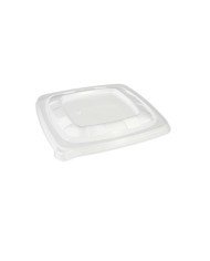 HOT LID FOR SQUARE BOWL PACK OF 50 SQUARE CLEAR L18 X W18CM POLYPROPYLENE BEPULP SABERT