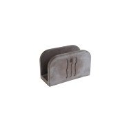 ELEMENT NAPKIN HOLDER CONCRETE L16 X W7.5 X H10CM CONCRETE