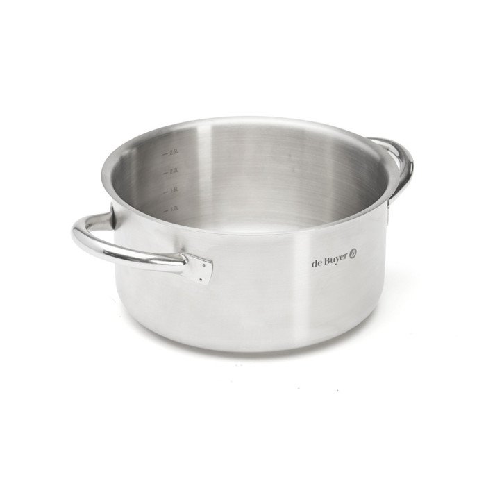 SAUTE PAN WITH 2 HANDLES WITHOUT LID Ø40CM STAINLESS STEEL PRIM APPETY DE BUYER