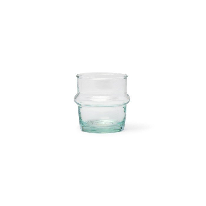 Beldi glass verrine in recycled hand-blown glass transparent recycle glass Ø 5.5 cm Lily Pro.mundi