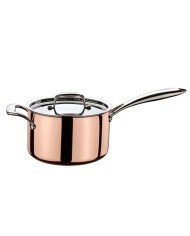 SAUCEPAN WITH LID ROUND COPPER Ø20CM H12CM 3.7L STAINLESS STEEL CULINOX SPRING