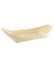 DISPOSABLE WOOD BOAT PACK OF 50 L17 X W8.8 X H2CM 