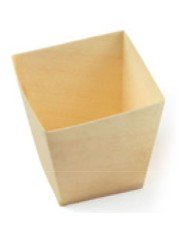 WOOD CONICAL CUP PACK OF 50 PINE WOOD L4.5 X W4.5 X H4.5CM 6CL 