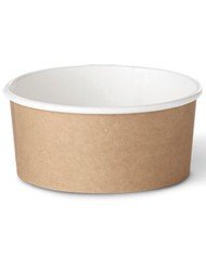  SAVOURY BOWL INNER PE COATED PACK OF 50 KRAFT Ø11.4CM H5CM 36CL 