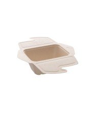 MEAL BOX TO GO RECTANGULAR PACK OF 100 RECTANGULAR L17 X W13 X H7CM 75CL BEPULP SABERT