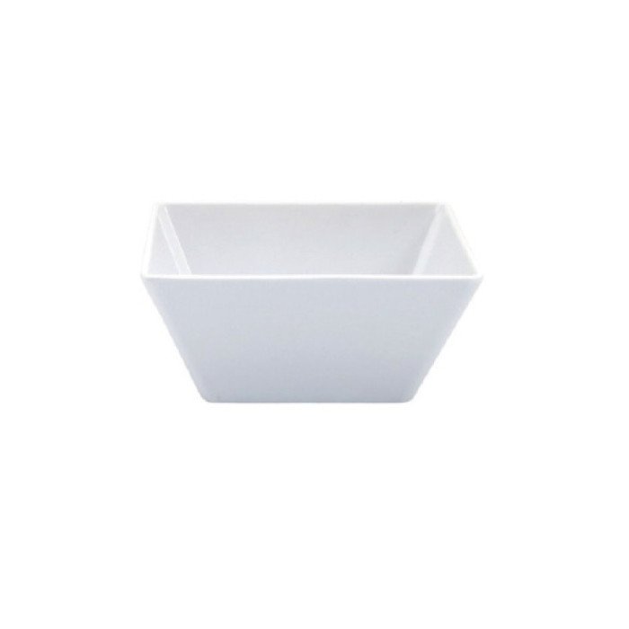 CANON WHITE DEEP SQUARE BOWL L24 X W24 X H10CM MELAMINE 