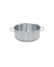 SAUTE PAN WITH 2 HANDLES ECOPLUS WITHOUT LID SST ROUND Ø24CM STAINLESS STEEL ECOPLUS PRO.COOKER