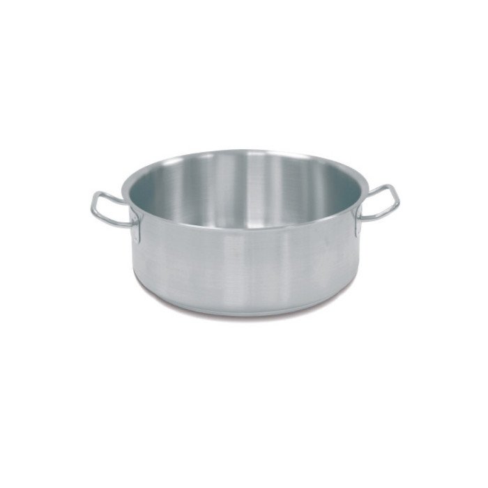 SAUTE PAN WITH 2 HANDLES ECOPLUS WITHOUT LID SST ROUND Ø24CM STAINLESS STEEL ECOPLUS PRO.COOKER