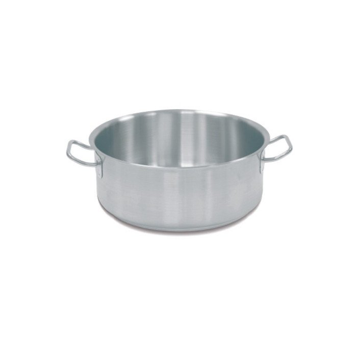 SAUTE PAN WITH 2 HANDLES ECOPLUS WITHOUT LID SST ROUND Ø28CM STAINLESS STEEL ECOPLUS PRO.COOKER