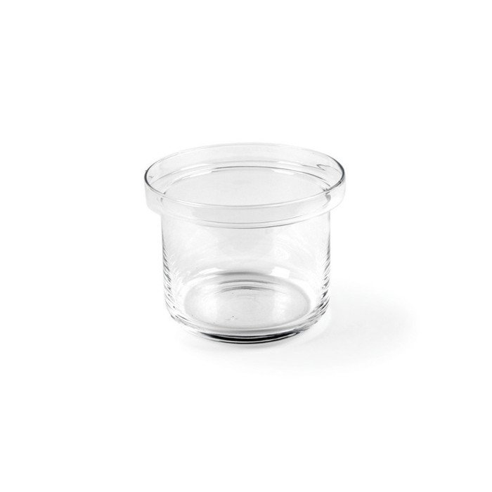 JAR ROUND Ø12.5CM H9.5CM 50CL GLASS TILT CRASTER