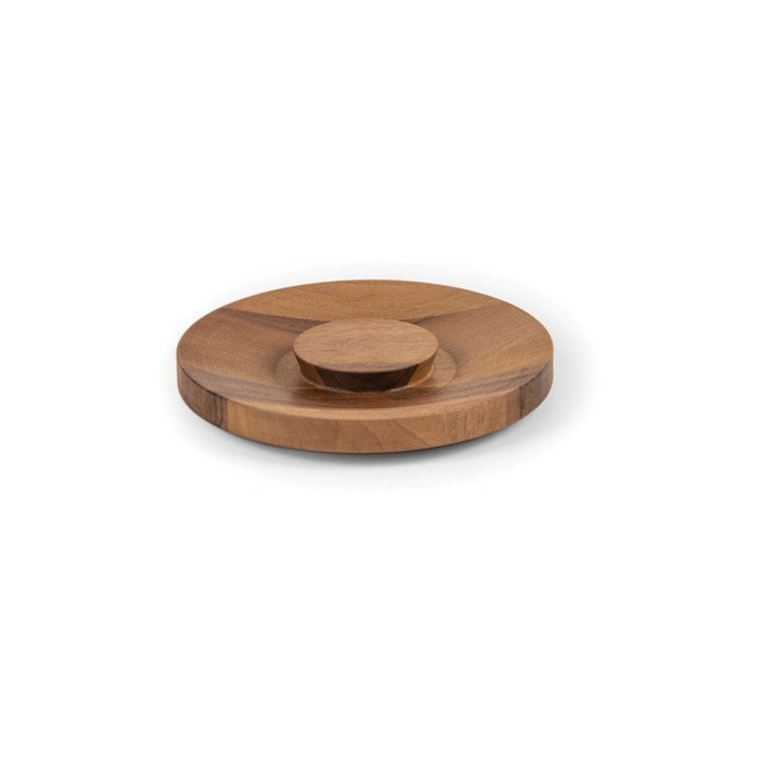 MINI JAR LID ROUND WALNUT Ø11.6CM H1.7CM WALNUT TILT CRASTER