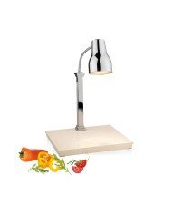 CARVING STATION SST SINGLE HEATING LAMP L45 X W44 X H62CM WHITE STONE SPRING