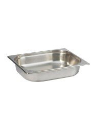 CONTAINER GN 1/2-40 RECTANGULAR THICK. 0.6MM STAINLESS STEEL QUALIPLUS PRO.COOKER