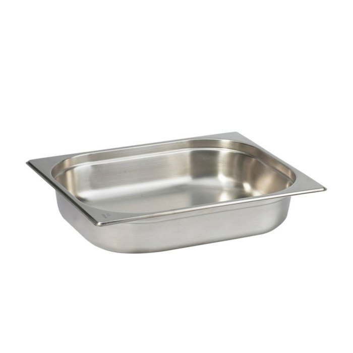 CONTAINER GN 1/2-40 RECTANGULAR THICK. 0.6MM STAINLESS STEEL QUALIPLUS PRO.COOKER