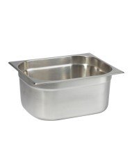 CONTAINER GN 1/2-150 RECTANGULAR 9.5L THICK. 0.8MM STAINLESS STEEL QUALIPLUS PRO.COOKER