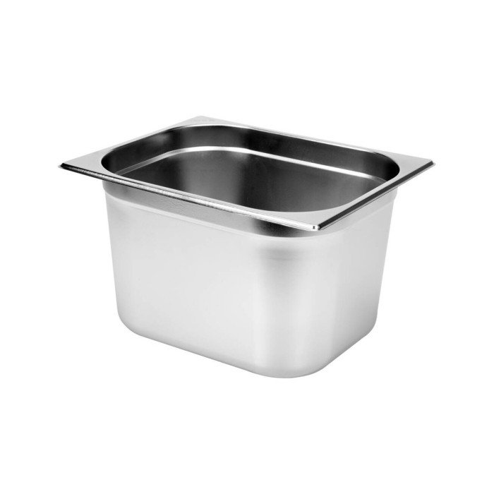 CONTAINER GN 1/4-200 RECTANGULAR 12.5L THICK. 0.8MM STAINLESS STEEL QUALIPLUS PRO.COOKER