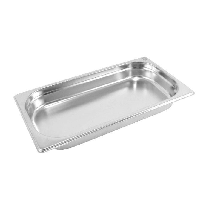 CONTAINER GN 1/3-40 RECTANGULAR 1.54L THICK. 0.6MM STAINLESS STEEL QUALIPLUS PRO.COOKER