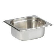 CONTAINER GN 1/6-65 RECTANGULAR 1.0L THICK. 0.6MM STAINLESS STEEL QUALIPLUS PRO.COOKER