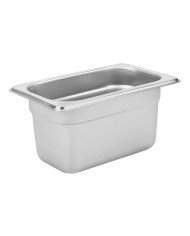 GN CONTAINER 1/9-100 RECTANGULAR 1.0L THICK. 0.7MM STAINLESS STEEL QUALIPLUS PRO.COOKER