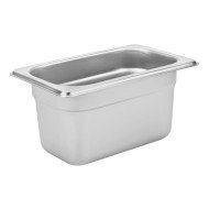 GN CONTAINER 1/9-100 RECTANGULAR 1.0L THICK. 0.7MM STAINLESS STEEL QUALIPLUS PRO.COOKER