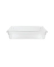 FOOD BOX 46X30X9CM 6.6L CLEAR POLYCARBONATE